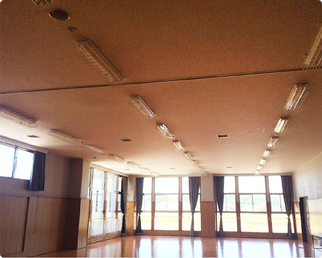 岡山県津山市立勝北中学校　Before